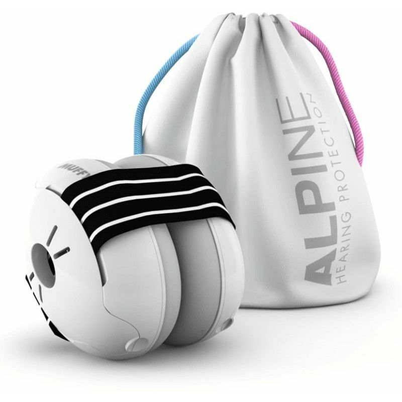 Casque Antibruit Enfant Muffy (PLIABLE) Alpine, Noir et Blanc