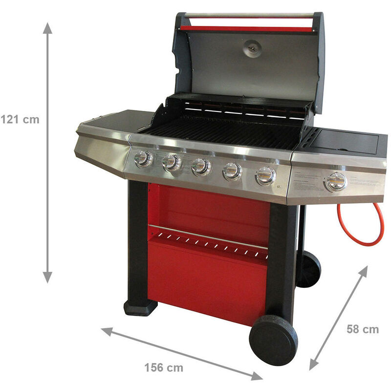 Piastra Elettrica Acciaio Doppia Manopola Grill Barbecue 230V Liscia+Rigata  75Cm