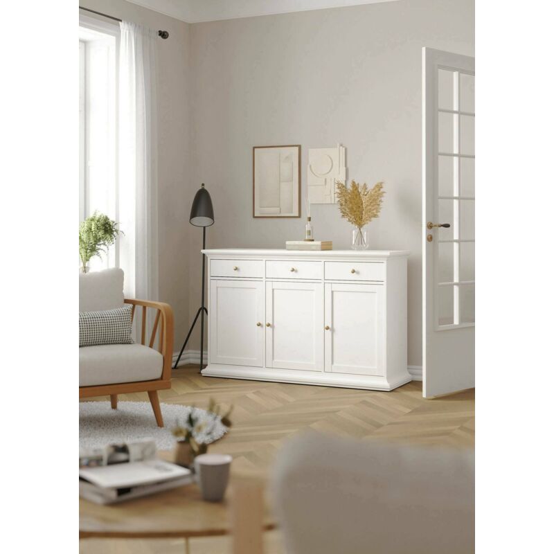 Mobile Basso Soggiorno Credenza Salvaspazio Grigio Cemento 60x30x50cm - Truciolato, 2 Ripiani, Per Ingresso O Camera Mobile Da Ingresso - 3