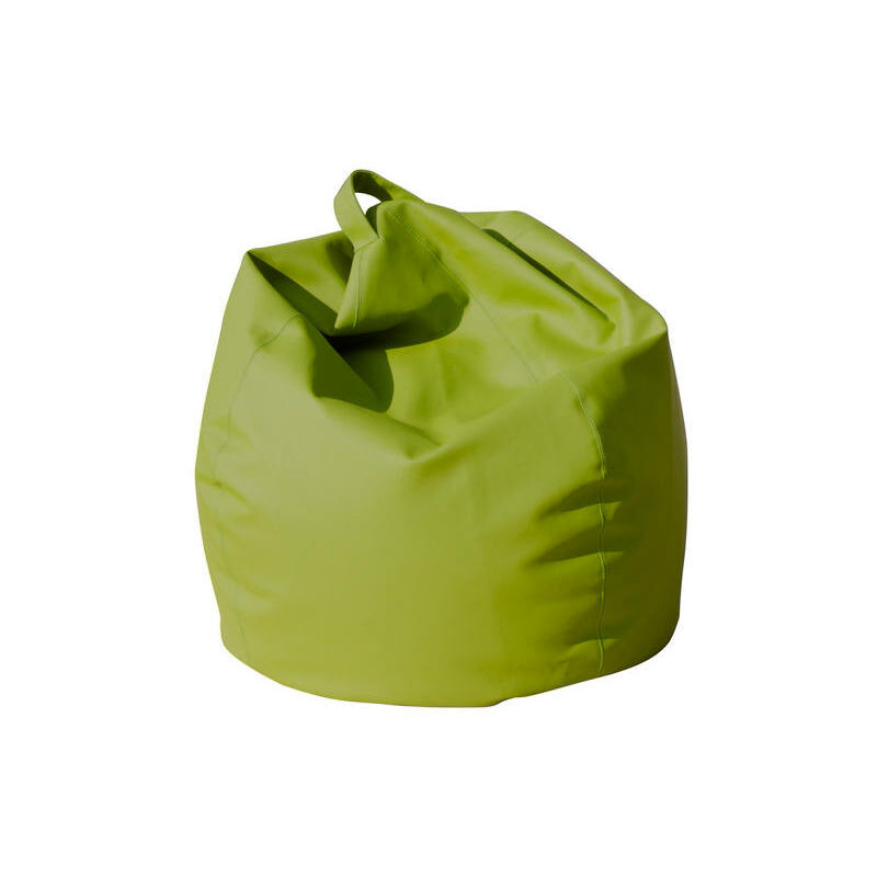 Dmora Pouf a sacco elegante, colore verde, Misure 80 x 120 x 80 cm, con  imballo