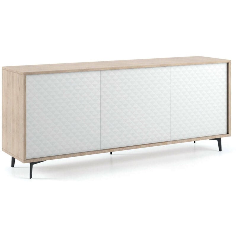 CREDENZA CREDENZONE BUFFET MADIA CLASSICA SOGGIORNO BIANCO PATINATO VARI  COLOR