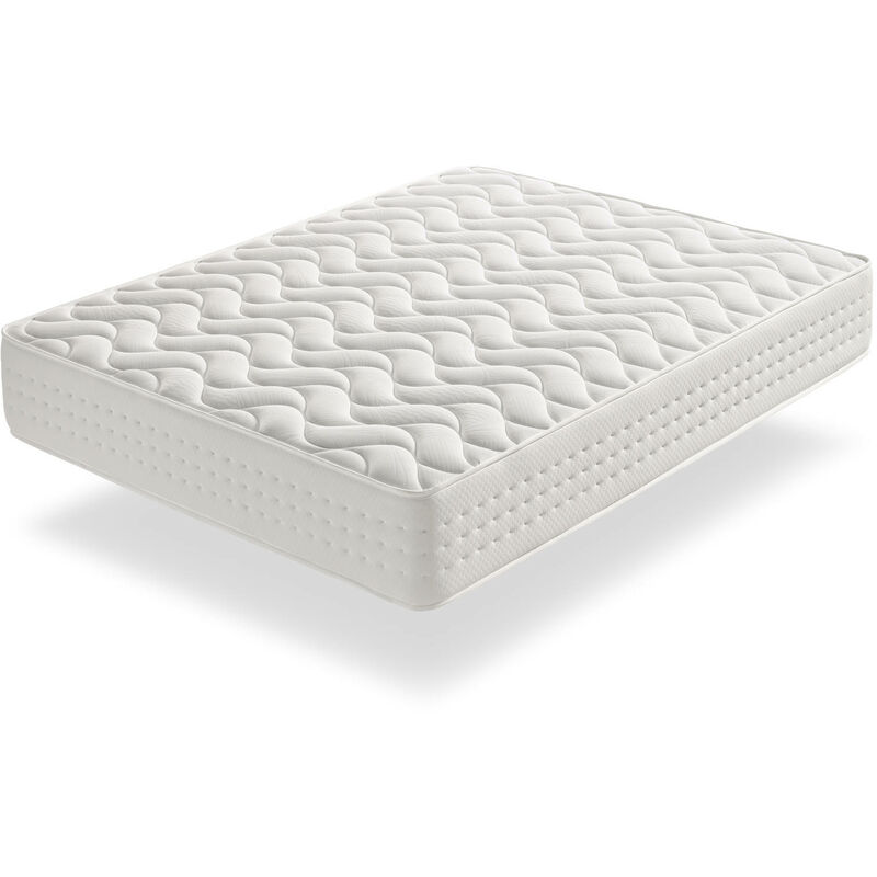 Dmora Materasso Platinum matrimoniale francese, Struttura in Memory Foam e  Gel, ortopedico e anatomico con portanza medio/rigida, Cm 140x200 Altezza 25