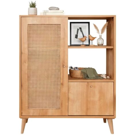 Bealife Credenza Armadio da Cucina, Armadio da Cucina con 2 Cassetti e