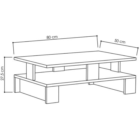 Tavolo Soggiorno Tavolino Da Salotto Eridanus - Tavolo Basso Caffè