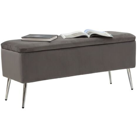 2x Panche Set in Giunco Grigio Divanetti Cassapanche Sedute Salotto vidaXL