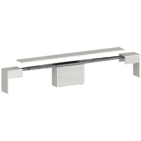 BOX FURNITURE - Tavolo Da Pranzo Lunds 80x140x75 Bianco, In Legno Ccvl8014075 Bl Na