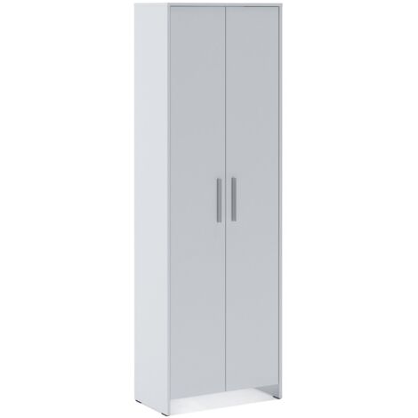 Dmora - Guardaroba 2 ante Albiolo, Mobile camera da letto, Cabina