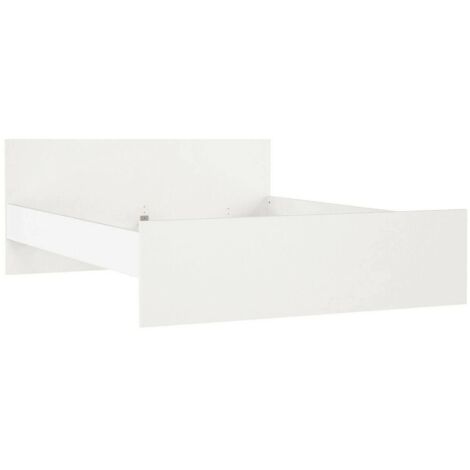 Dmora Letto Singolo Castellino Con Cassetti - 96x195 Cm - Bianco E Rovere