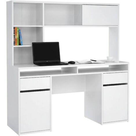 VidaXL Scrivania Rettangolare Con Piano In Vetro Temperato E Mappa Del Mondo – 120x60x75 Cm, Gambe In Ferro, Design Moderno - 3