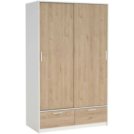 Dmora Guardaroba Grande Cecile | Mobile Cabina Armadio 49x47 H200 Cm In Quercia Con Anta E Barra