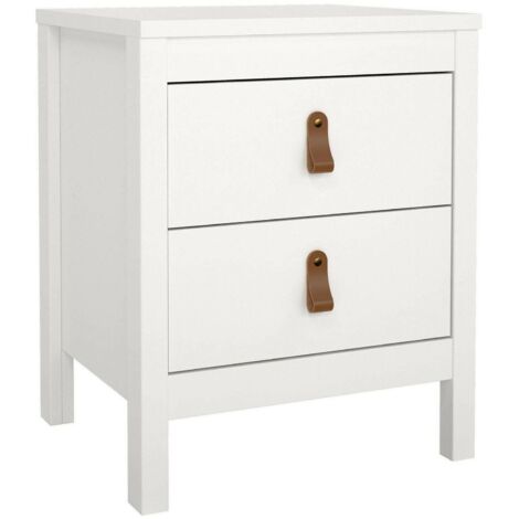 Dmora - Comodino Aiga, Tavolino Da Notte, Comò Basso A 3 Cassetti, 40x45h53 Cm, Rovere