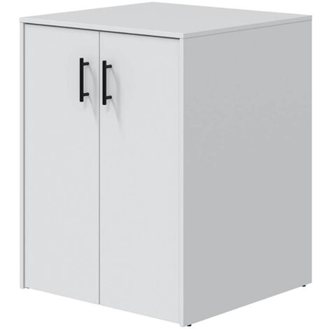 Armadio Multiuso 2 Ante Montoro, Apertura Battente, 2 Ante, 67x88h cm Bianco