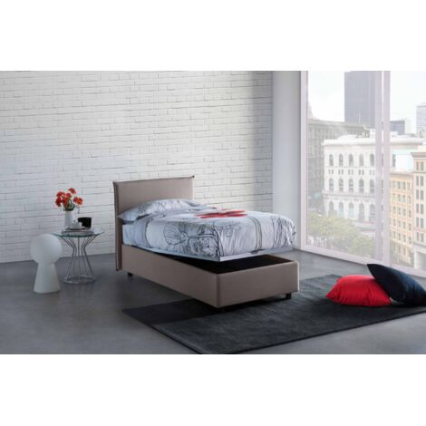 Letto Pieghevole Singolo Priscilla Talamo Italia | Con Materasso 80x190 Incluso | Brandina Ortopedica Pieghevole, Made In Italy