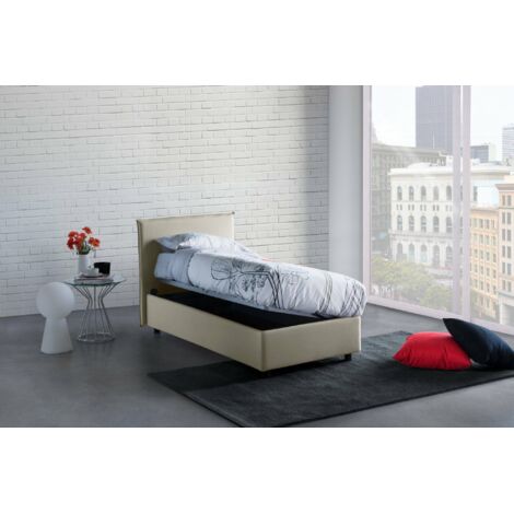 Letto Pieghevole Singolo Priscilla Talamo Italia | Con Materasso 80x190 Incluso | Brandina Ortopedica Pieghevole, Made In Italy