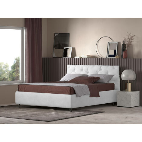 Antea M1 letto matrimoniale contenitore 160x200 cuscini imbottito