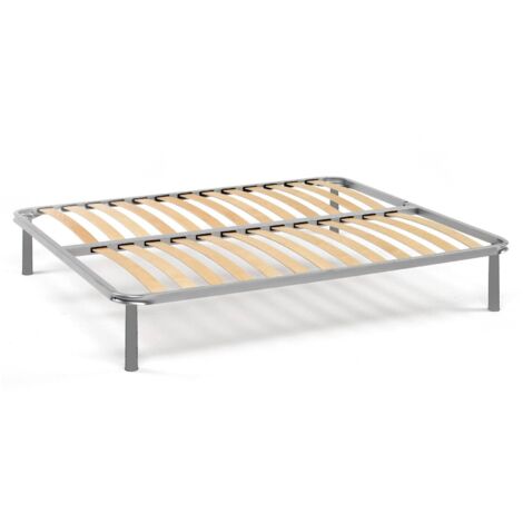 Talamo Italia Rete letto piazza e mezza Ambrosia, Rete ortopedica in multistrato di betulla a 13 doghe, 100% Made in Italy, Cm 120x200h34, con imballo rinforzato (1/3)