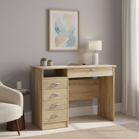 Scrivania Serafino, Scrittoio Lineare Con Ripiani Portaoggetti Scrivania Ufficio Multiuso Con Sopralzo 180x92 5h60 Cm Bianco 91927373
