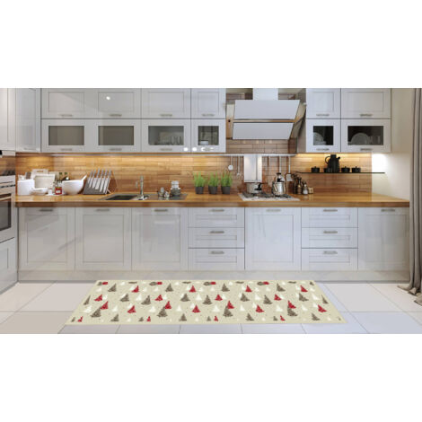 Tappeto Cucina Antiscivolo Made In Italy – Passatoia 50x200 Cm, Stampa Lavanda, Antimacchia, Lavabile In Lavatrice, Per Cucina E Soggiorno