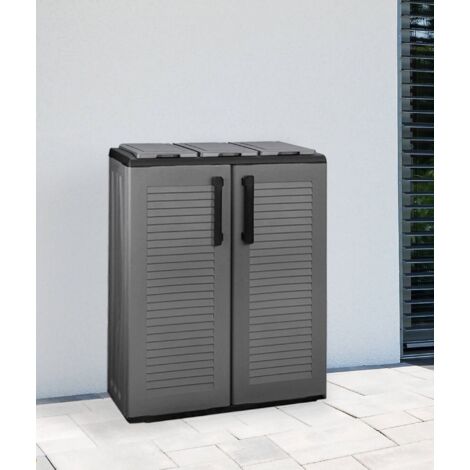 Bidone Rifiuti Rossignol Korok 120/240/340 Litri – Carrellato Con Ruote – Conforme EN 840 - 4