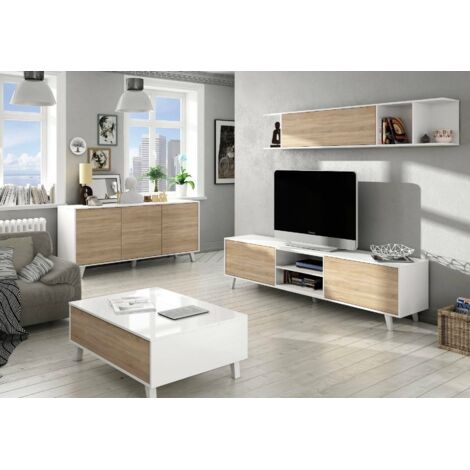 Credenza in legno a tre ante, classica e solida