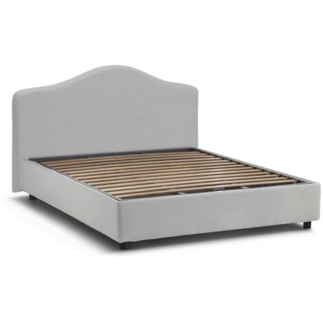 Talamo Italia - Letto contenitore Matrimoniale Silvia Sommier, Made in Italy, Le
