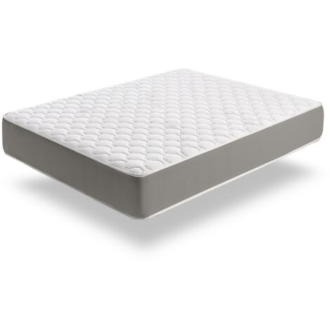 Dmora Materasso Deluxe singolo, Struttura in Memory Foam, ortopedico e  anatomico con portanza medio/rigida, Cm