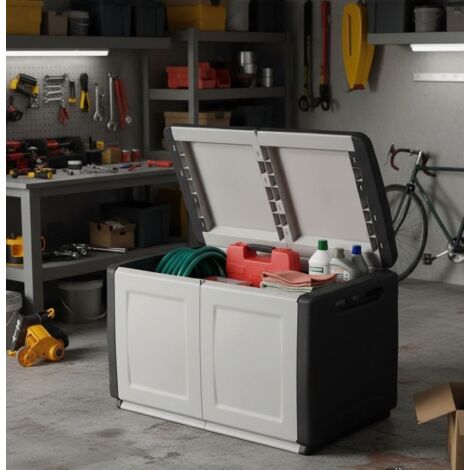 Contenitore multiuso box storage cassa conservazione indumenti chiuso
