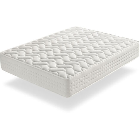 Dmora Materasso Platinum matrimoniale, Struttura in Memory Foam e Gel, ortopedico  e anatomico con portanza medio/