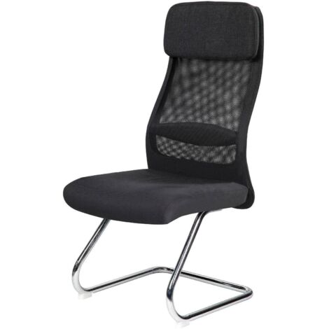 Sedia Fissa Da Ufficio In Metallo E Cotone Verde Europrimo Per Sala D'Attesa - 2