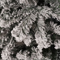 Dmora Albero di Natale "Maria", Altezza 120 cm, Imbiancato, Extra folto, 230 rami, 60x60x120 cm