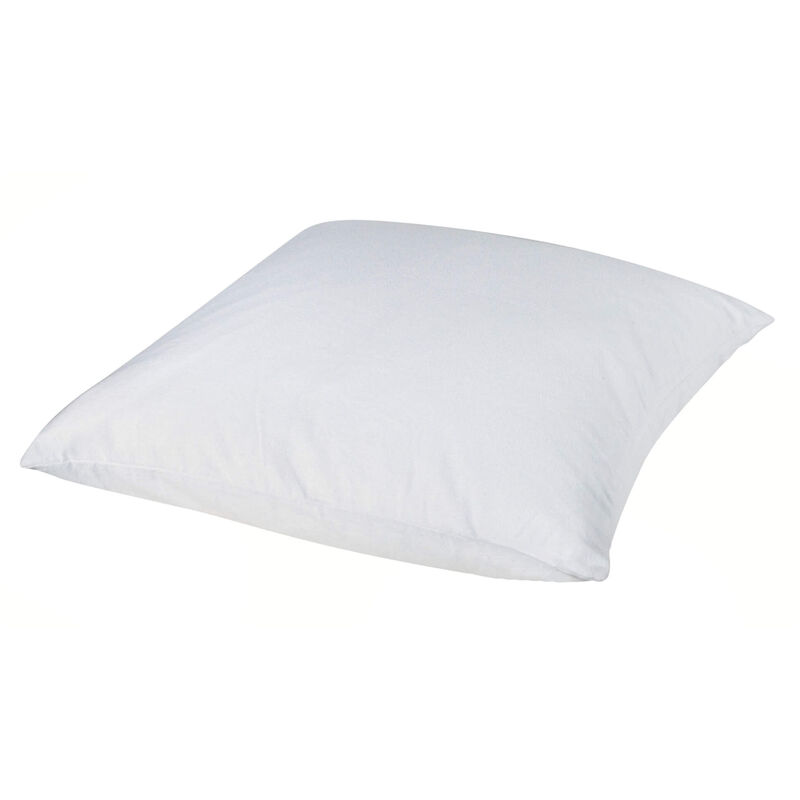 Sous taie oreiller molleton blanc 65x65 cm 200 g/m² coton