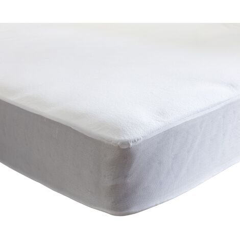 Protège matelas molleton 100% coton bio - bonnet 27 cm 120x190