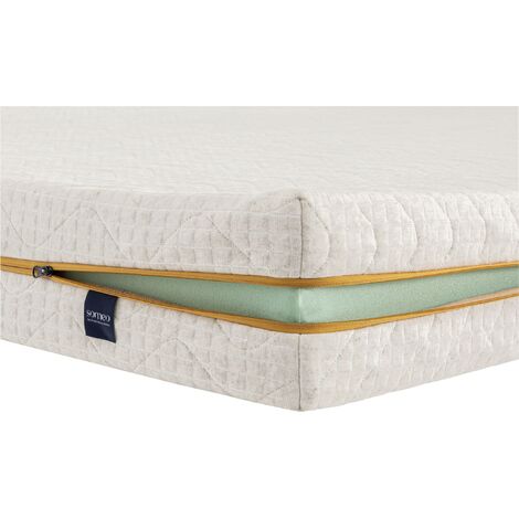 Housse naturelle de remplacement pour matelas Aube 400 - SOMEO 80x200 (1/5)