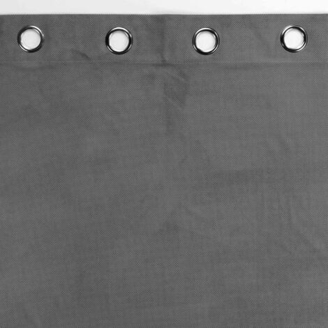 Rideau à œillets Velouriane 140x260 anthracite