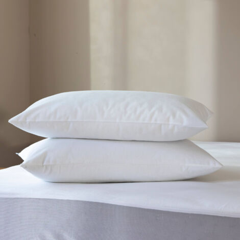 Lot de 2 protège oreillers molleton imperméable 100% coton bio - SOMEO 50x70 - LUNE (1/3)