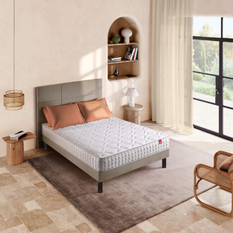 Epeda – Matelas ressorts ensachés 140x190 cm – Accueil dynamique – Fermeté ferme – Épaisseur 22 cm – Hypoallergénique et sain