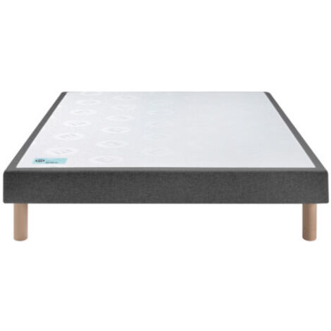 Sommier Merinos PENCIL CONFORT MEDIUM 2 80x200 Gris Anthracite Chiné (1/5)