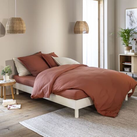 Terre De Nuit – Sommier tapissier en bois massif 160x200 – Épaisseur 27 cm – Compatible avec tous les matelas – Montage facile avec pieds inclus