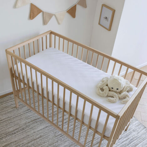 Protège matelas bébé 100% coton anti-acariens 60x120 - SOMEO (1/3)