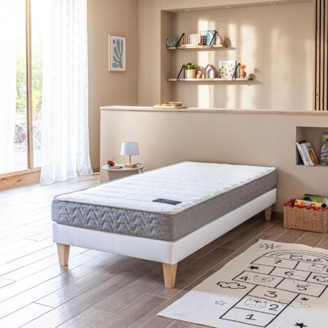 Matelas mousse et latex 19 cm - Aisance 2.0 - 90x200 (1/5)