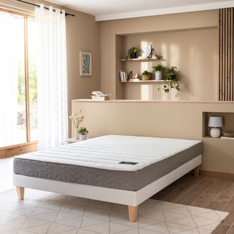 Matelas mousse et latex 19 cm - Aisance 2.0 - 140x190 (1/5)