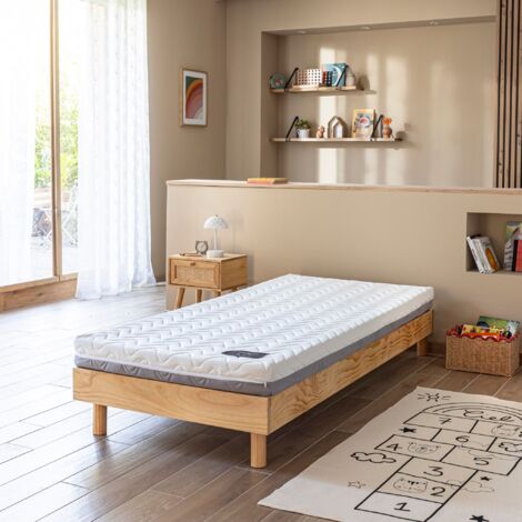 Matelas mousse mémoire de forme 12 cm - Infini - 90x200 (1/3)