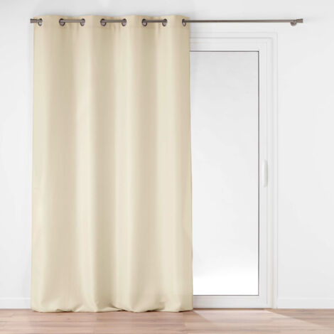Rideau tamisant 140x260 écru Soline (1/4)