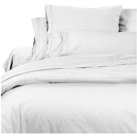 Taie d'oreiller percale blanc 50x75 cm (1/4)