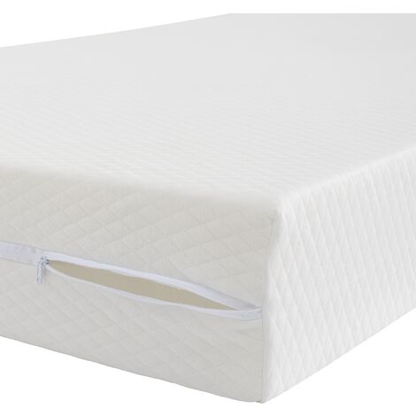 Terre De Nuit – Housse rénove matelas 140x190 – Bonnet 15 cm – Tissu stretch 100% polyester 210g/m² – Fermeture à glissière pour installation rapide