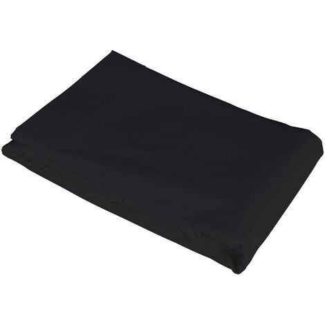 Drap plat noir 100% coton 180x290 (1/2)