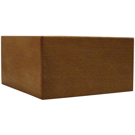 4 pieds angle droit bois merisier clair 8 cm