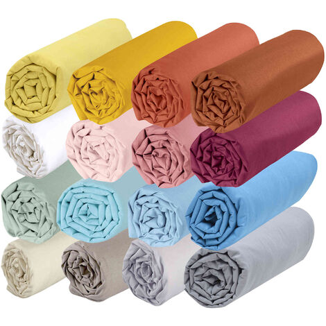 Drap housse bébé 100% coton bio 60x120 blanc