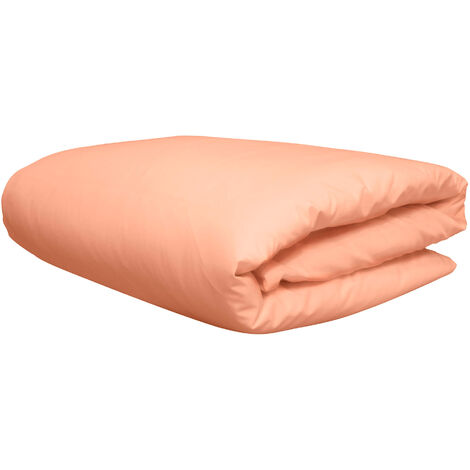Housse de couette bébé rose poudré 100% coton biologique 80x120 (1/2)