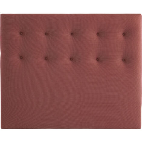 Tête de lit déco capitonnée rouge Crépuscule - SOMEO 140 (1/4)